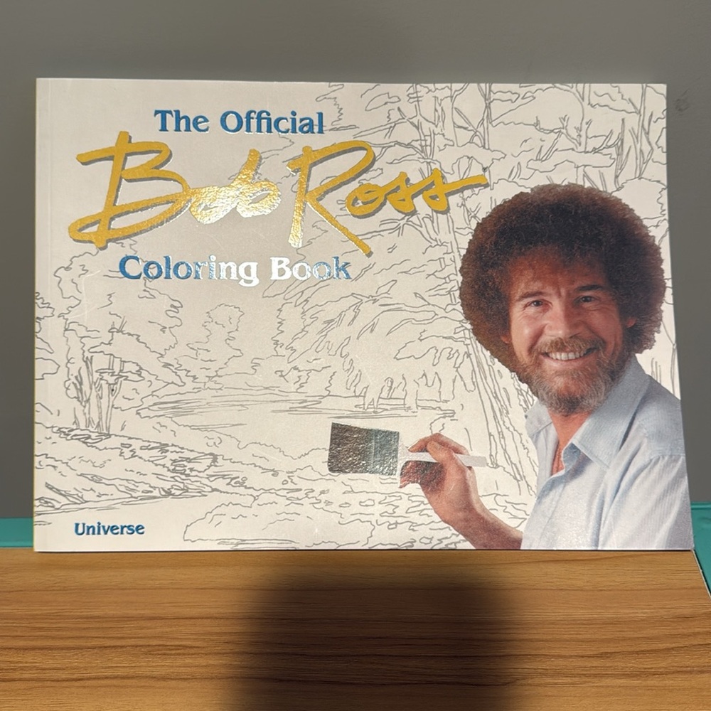 Bob Ross Coloring Book